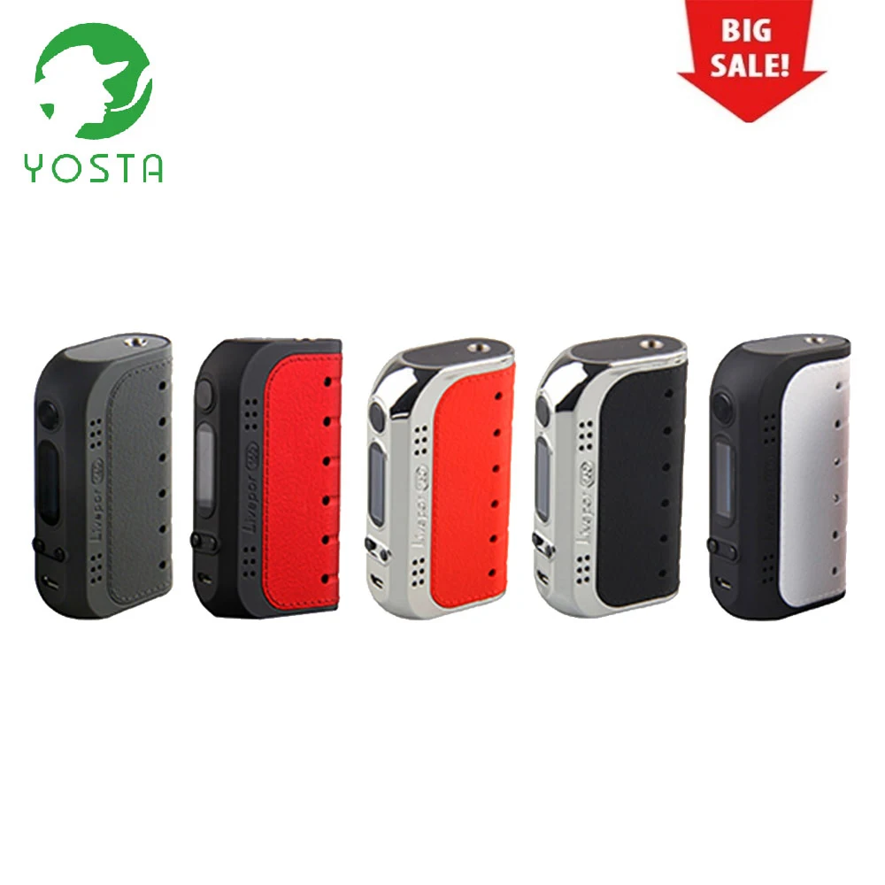 

160W Yosta Livepor TC Box MOD with Variable Advanced VW/TC Modes & Multiple Heat Sink Design Dry Coil Protection E-cig Box Mod