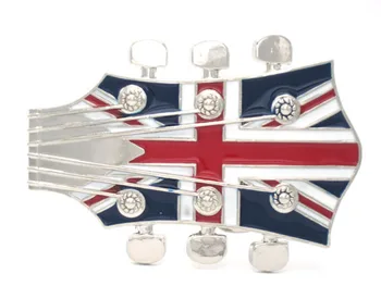 

Union Flag British Guitar Head Belt Buckle UK