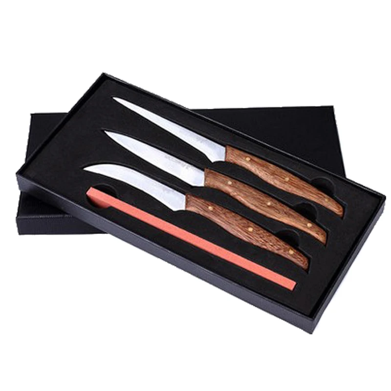 

3Pcs/set high quality Vegetable Fruit Carving Chisel Tool Carving knife Food Graver with case