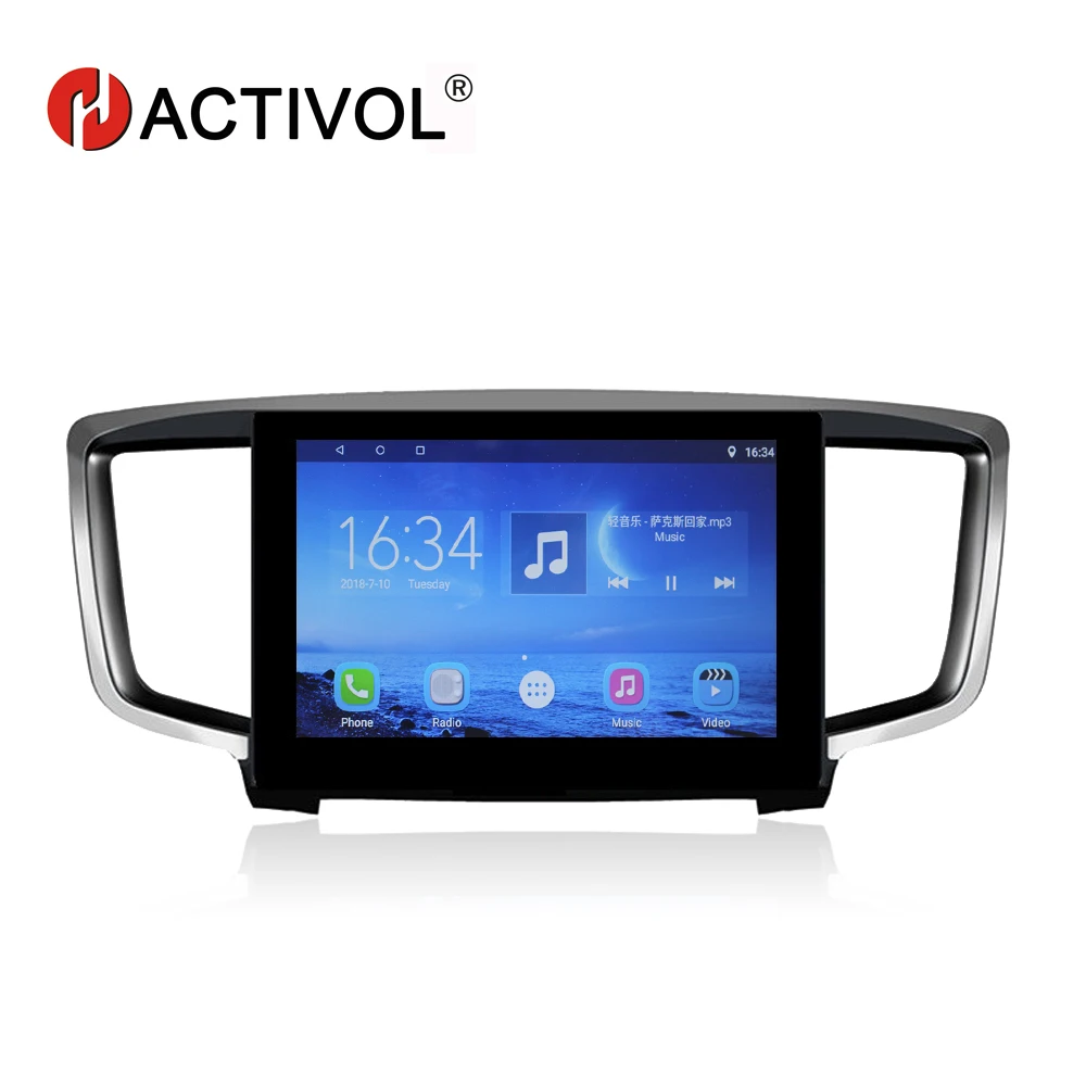 

HACTIVOL 10.1" Quad core car radio gps navi for Honda Odyssey 2015 android 7.0 car DVD video player with 1G RAM 16G ROM