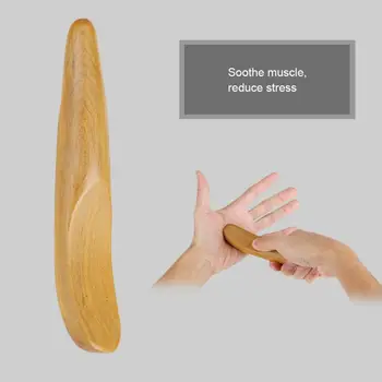 

Fragrant Wood Massage Stick Back Acupressure Point Meridians Scraping Stick Gua Sha Anti Fat Mini Finger Foot Body Massager New
