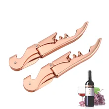 Professional Gold Wine Bottle Opener Multifunction Portable Screw Corkscrew Beer Bottle Opener Bar Accessories