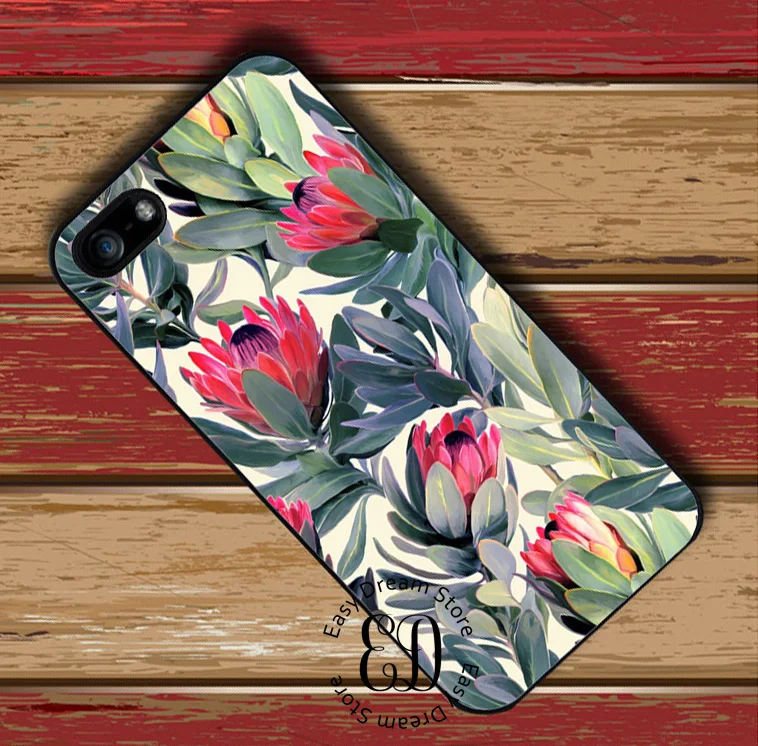 Painted Protea Pattern cover case for Huawei P7 P8 P9 p10 p20 p30 mate 8 9 10 20 pro lite Honor | Мобильные телефоны и