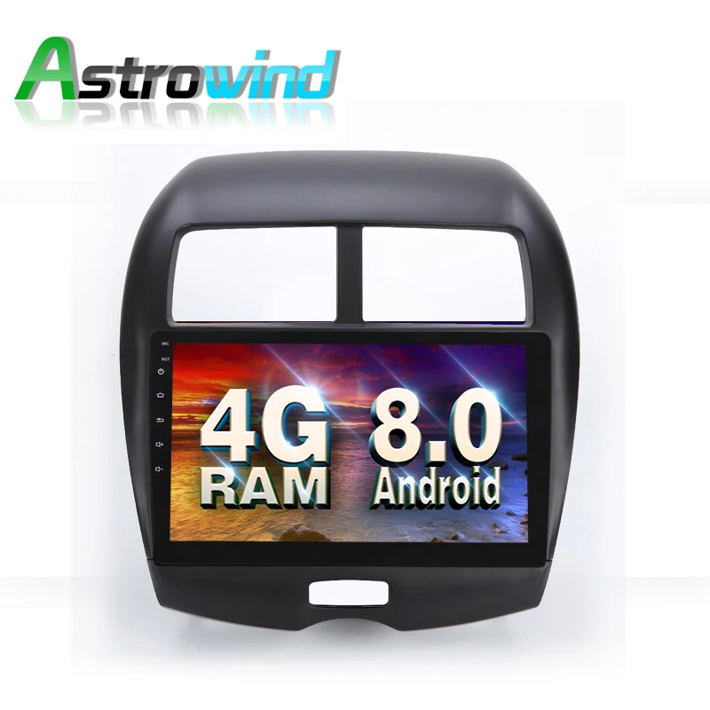 Автомобильный DVD плеер экран 10 1 дюйма 4 Гб ОЗУ Android 8 0 GPS навигация радиосистема