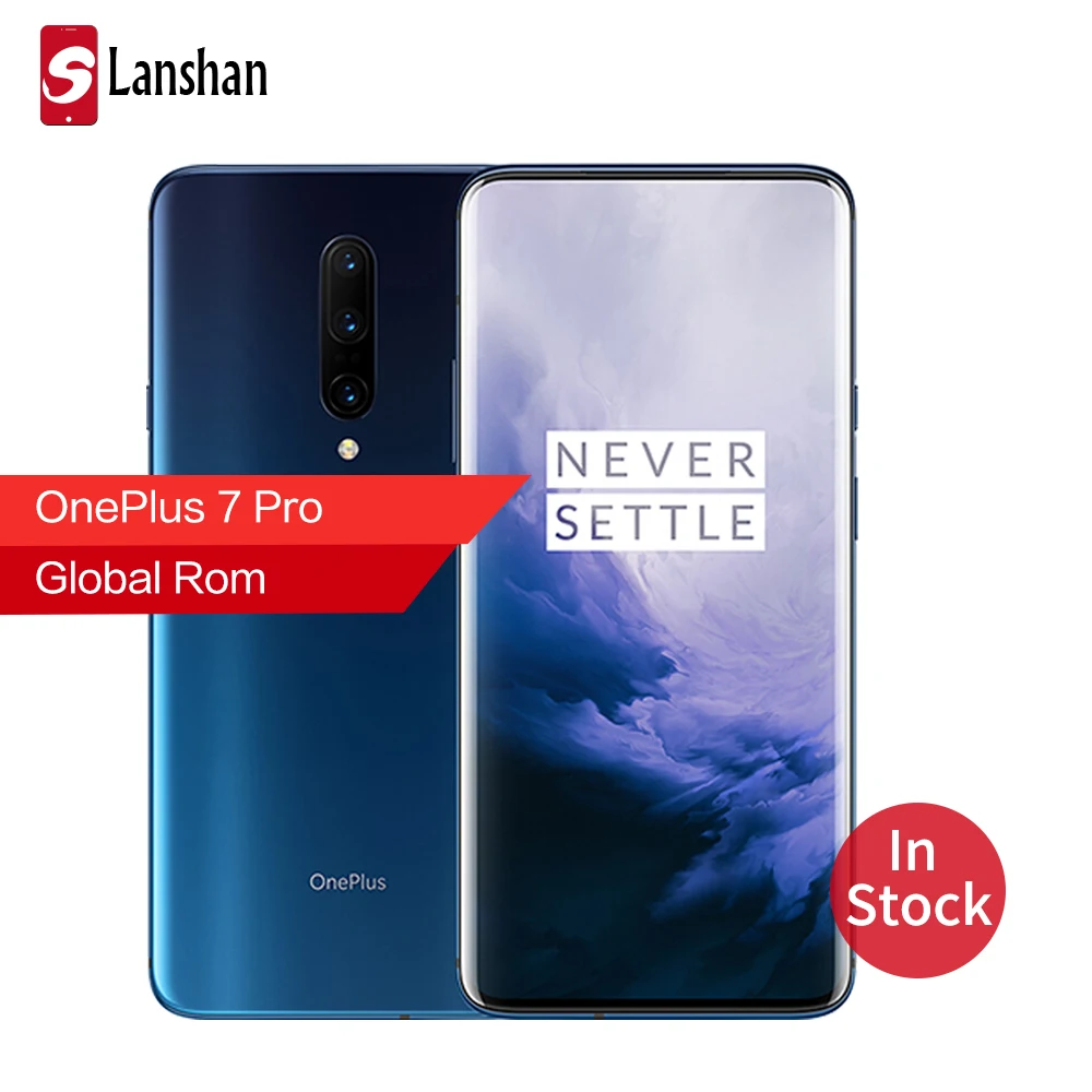 OnePlus 7 Pro 8G 256G смартфон 6,67 ''Snapdragon855 48MP камера с жидким AMOLED дисплеем отпечатков пальцев UFS 3,0 NFC телефон