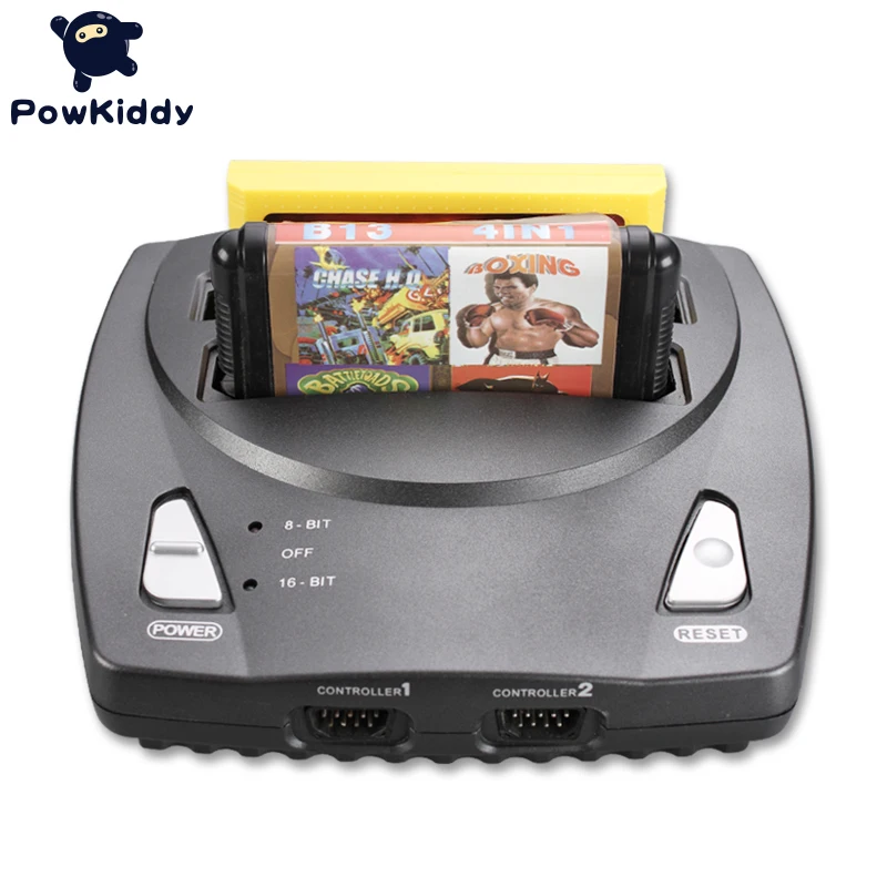 Одежда высшего качества NES + SEGA Genesis/MD compact 2in1dual системы игровой консоли/картридж
