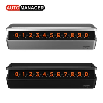 

Parking Card Car Temporary Phone Number Card Car Styling Mobile Cell Phone Number Sticker Card