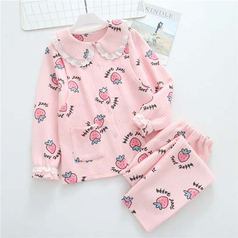 Fdfklak высокое качество hamile Пижама осень зимняя Пижама для беременных женщин хлопка для беременных Пижама; одежда