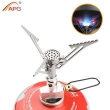 APG outdoor camping stove and portable gas burner best mini camping equipment backpacking stove