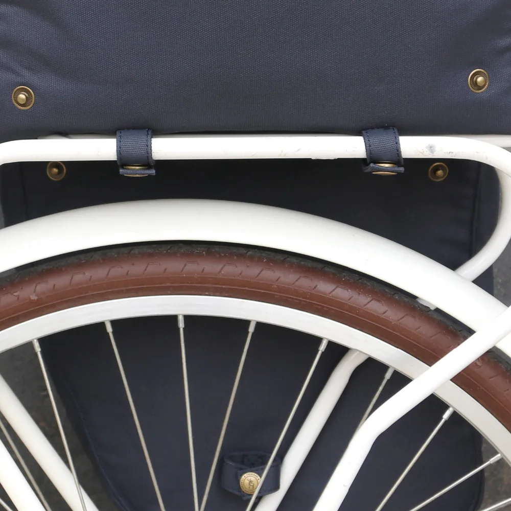 Best Tourbon Vintage Bicycle Bags Rear Seat Bike Pannier Rack Trunk Double Roll-up Luggage Waterproof Two Carrier 23L Bike Accessory 4