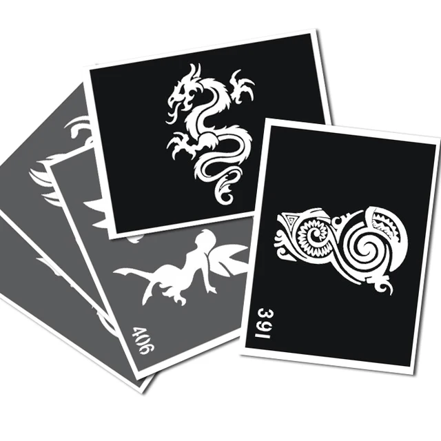 30pcslot glitter airbrush tattoo stencil templatesflowers butterflies dragon skull cartoon sexy women - Kids Painting Templates 30pcslot glitter airbrush tattoo stencil templatesflowers butterflies dragon skull cartoon sexy women - Kids Painting Templates