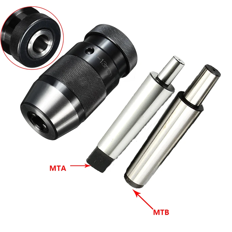Сверлильный патрон 1 set1 13 mm B16 MT1 MT2 MT3 MT4 самозатягивающийся светильник рабочий