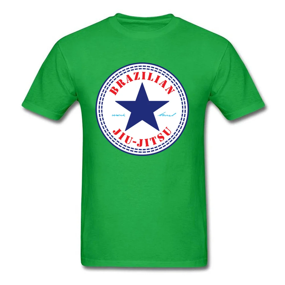 Plain Men Tshirts Crew Neck Short Sleeve Pure Cotton Brazilian Jiu Jitsu Tops Shirt Hip hop Tee-Shirt Wholesale Brazilian Jiu Jitsu green