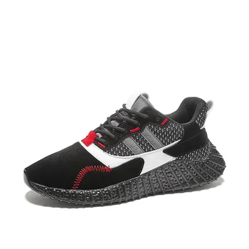 

Men's Casual Shoes Comfortable Breathable Shoe Sneakers Autumn Patchwork Leisure Outdoor Luxury Sportswear Footwear Gray 39-44