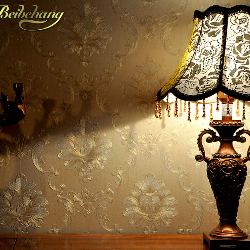 beibehang embossed bedroom wallpaper Modern damask wallpaper white wallcovering classic wall papers 3d wallpaper for living room beibehang embossed bedroom wallpaper Modern damask wallpaper white wallcovering classic wall papers 3d wallpaper for living room