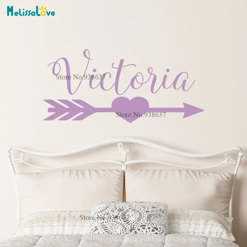 Love Theme Sticker Cupid S Arrow Custom Name Decals Love Theme Sticker Cupid S Arrow Custom