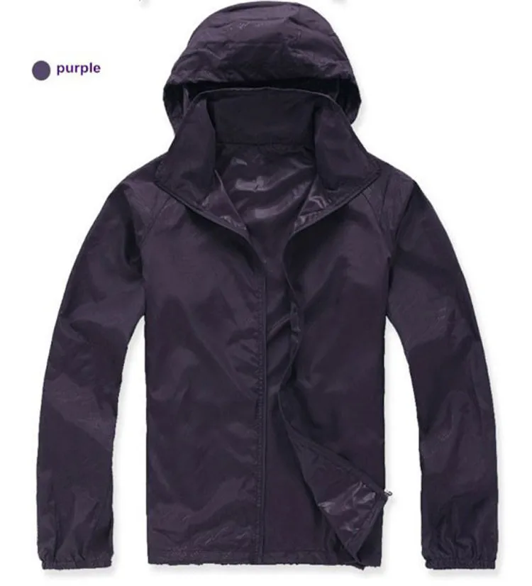 New Men's Quick Dry Skin Jackets Women Coats Ultra-Light Casual Windbreaker Waterproof Windproof Brand Clothing SEA211