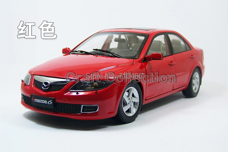New Red 1 18 Mazda 6 Alloy Scale Models Limited Edition Brinquedos Metail Toys