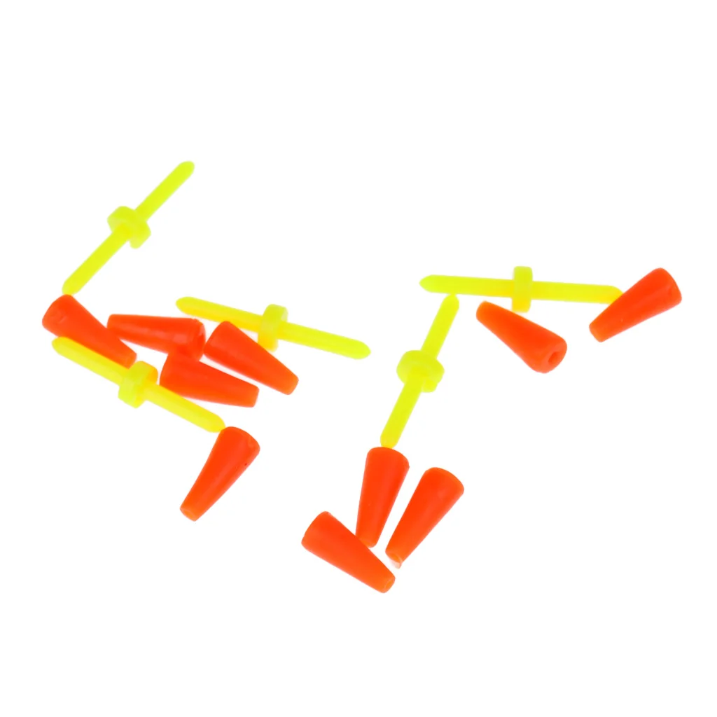 

5 Pieces Palstic Floating Bobber Plastic Bar Float Floating Bobber Stopper Fishing Float Gift for Ocean River Fishing Lovers