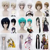 T ouken R AnbuโกะMikazuki Gokotai Hotaru Maru Imanotsurugi M Aeda Oushiro Taroutachiคอสเพลย์วิกผมPeriwig H Eadwear