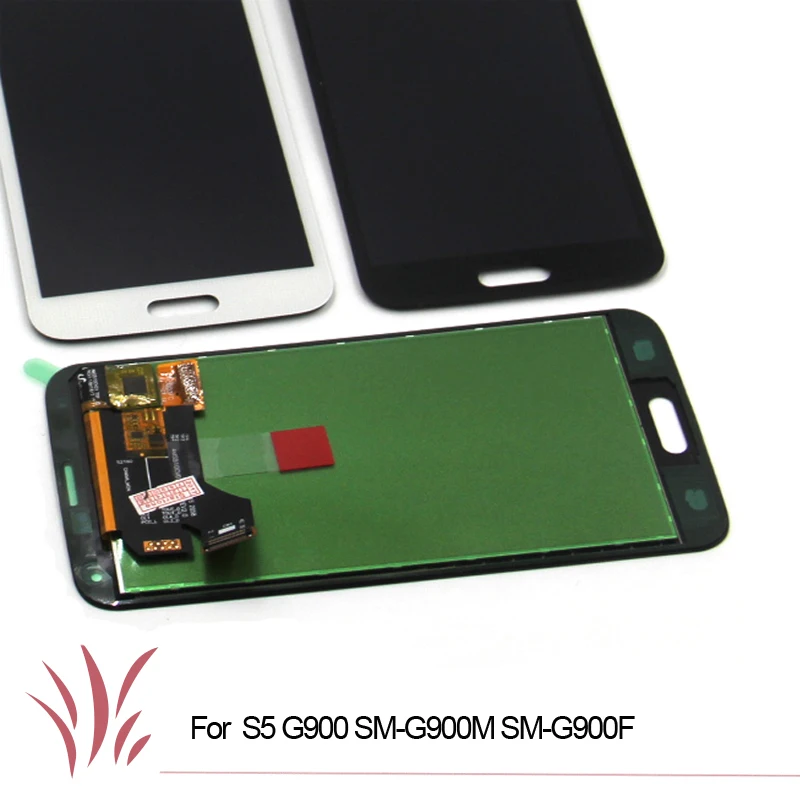 Светодиодный ЖК сенсорный дигитайзер экран для Samsung Galaxy S5 i9600 G900 мобильный