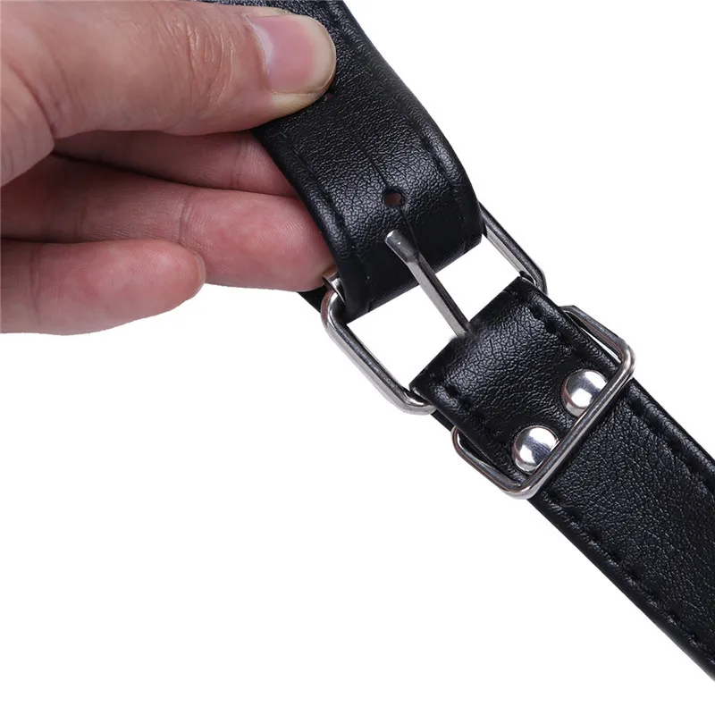 Best Men Bondage Lingerie Gay Men Harness One Strap Leather Adjustable Body Chest Harness Bondage Arnes Cosplay with Shoulder Armors