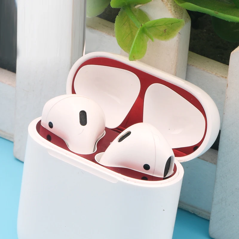 Пылезащитная наклейка для Apple AirPods чехол Ультратонкий защитный анти клеящийся