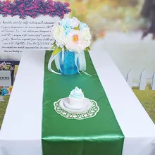 Fashion house decor Satin Table Runners For Wedding/Event/Party/Banquet/Christmas Wedding Table Decoration