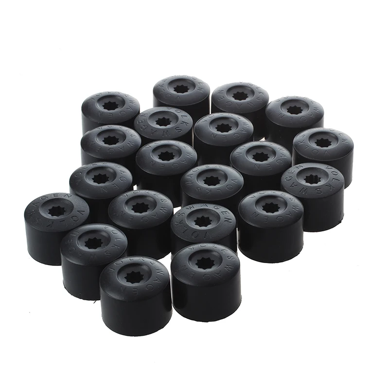 

20 Wheel Nut Bolt Cover Cap 17mm For Golf MK4 Passat Audi Beetle