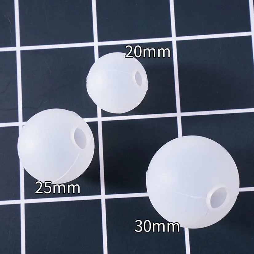 

SNASAN Silicone Mold 20-30mm ball beads pendant Resin Silicone Mould handmade tool epoxy resin molds jewelry making