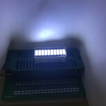 

5pcs LED Bargraph 10 Segment LED Bar Graph White 10Segments Display 10Bars Bar-graph White Numbers LED Signs Display Cube Board