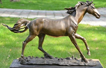 

Art Deco Sculpture Running Horse Ferghana Horse Bronze Statue