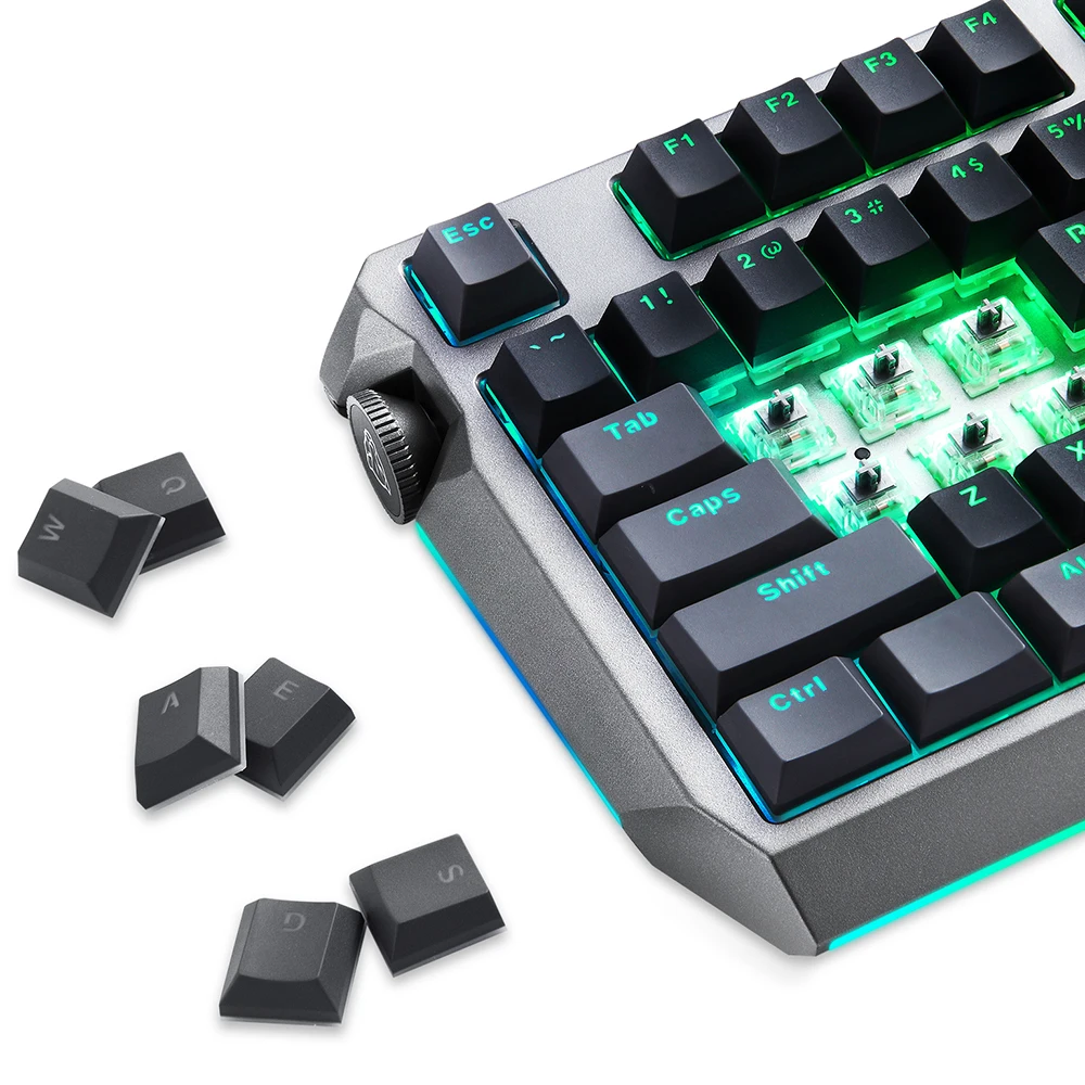 MOTOSPEED CK80 Проводная Механическая игровая клавиатура RGB подсветка PBT Keycap все ключи анти-призрак