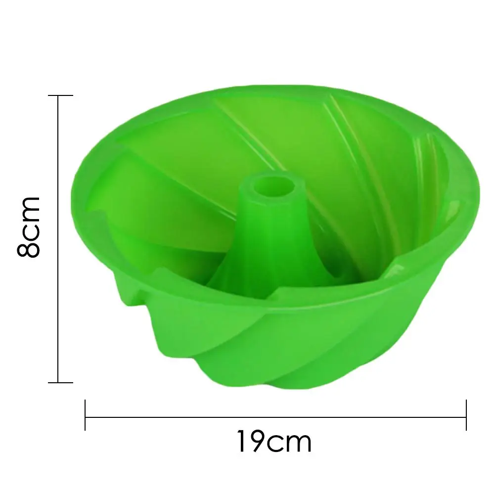 Большая спиральная форма пищевого силикона в комплекте формы и противни для выпечки тортов 3d рифленая форма торта вывеска с неоновой подсветкой жаропрочные Инструменты для выпечки