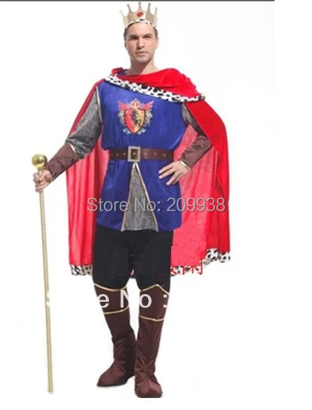 Best Deals King Costumes Prince Cosplay Men Halloween Costume
