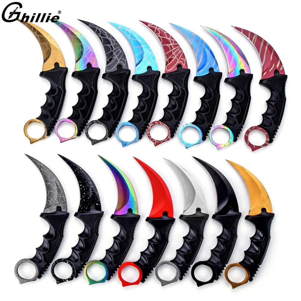 New CSGO Karambit Claw Knife Hunting Knives Camping Survival Tactical