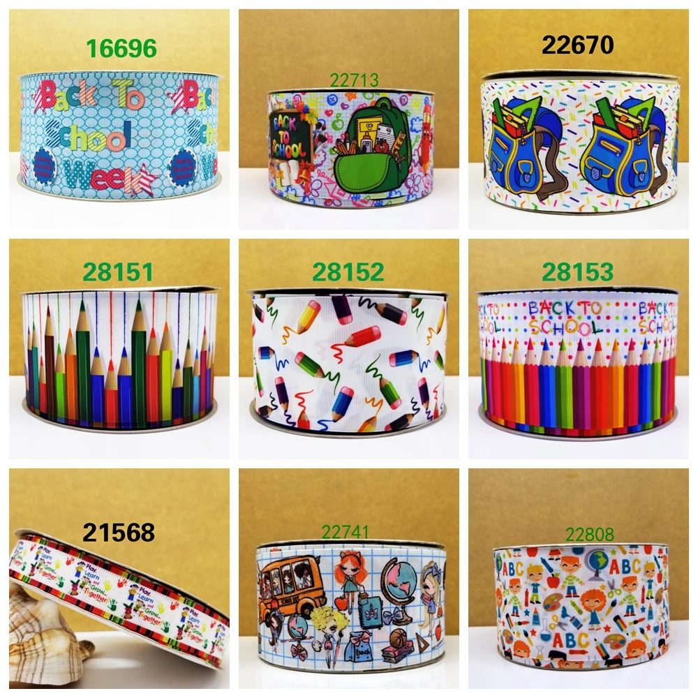 

Free shipping 2019 new arrival ribbons Hair Accessories ribbon 10 yards printed grosgrain ribbons 28151
