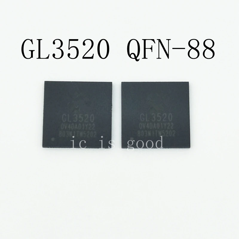 Free Shipping 5PCS GL3520 3520 QFN88 High speed USB3 0 HUB master IC chip New original