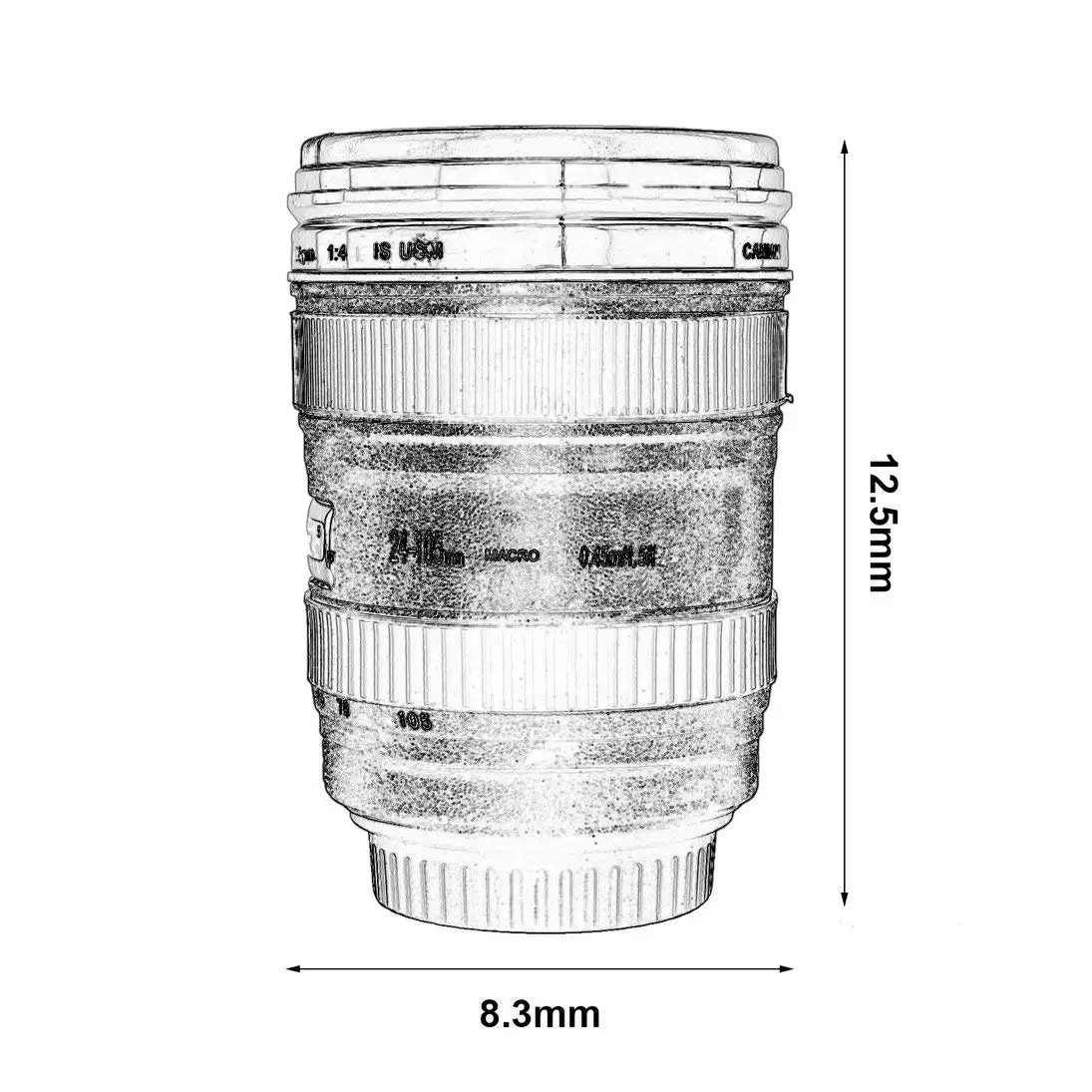 Кружка в виде объектива Caniam M102 MUG 09|Кружки| |