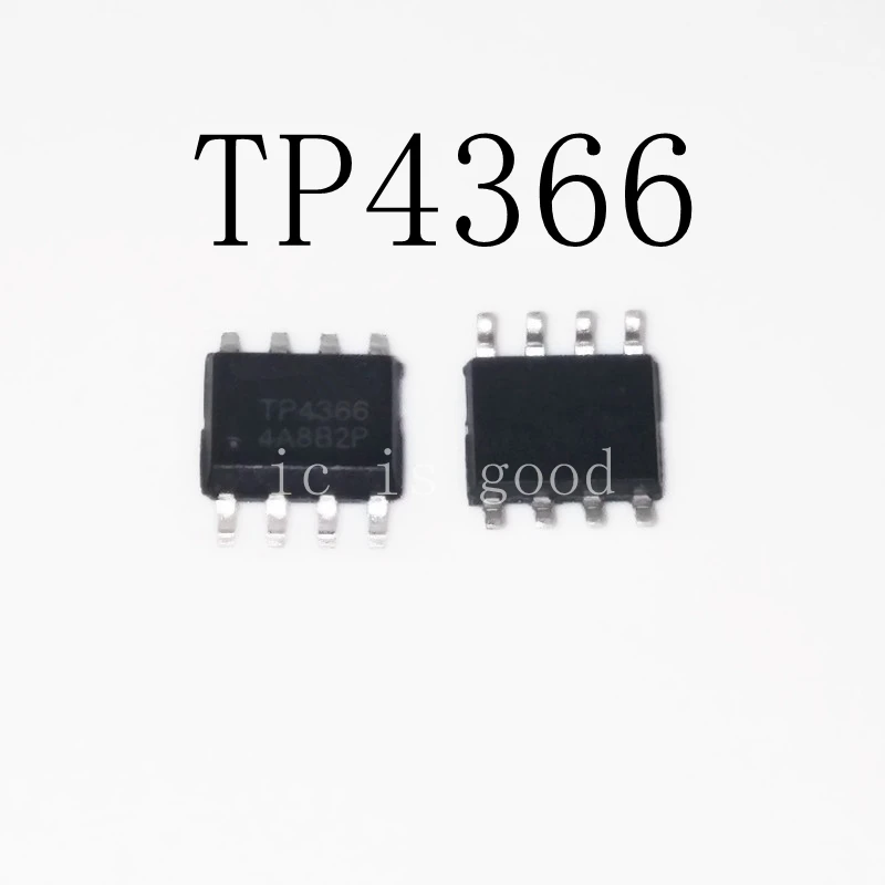 Free Shipping 10pcs TP4366 SOP 8 Charge and discharge 1A four lights show mobile power IC