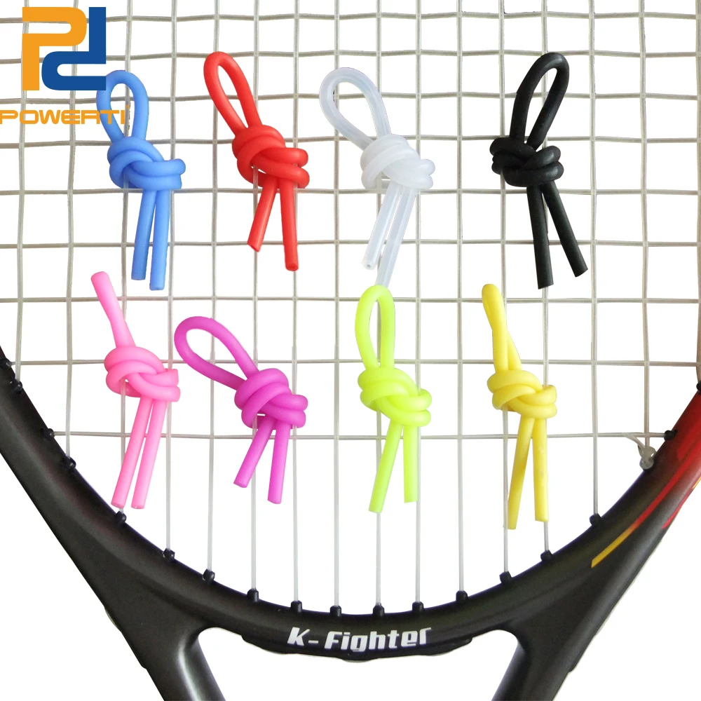 POWERTI 15pcs/pack Tennis Racket Vibration Dampeners Knot Sport Outside
