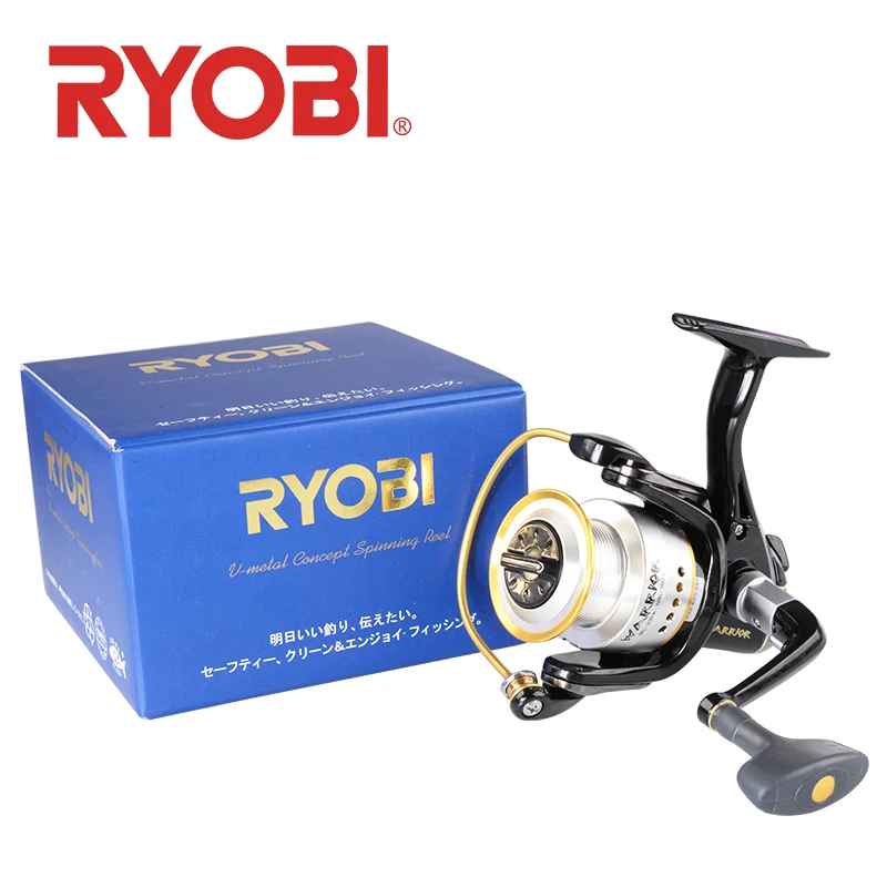 100% оригинальная спиннинговая Рыболовная катушка RYOBI WARRIOR VI 1000 ~ 4000 6000/8000 Серия 6 + 1BB