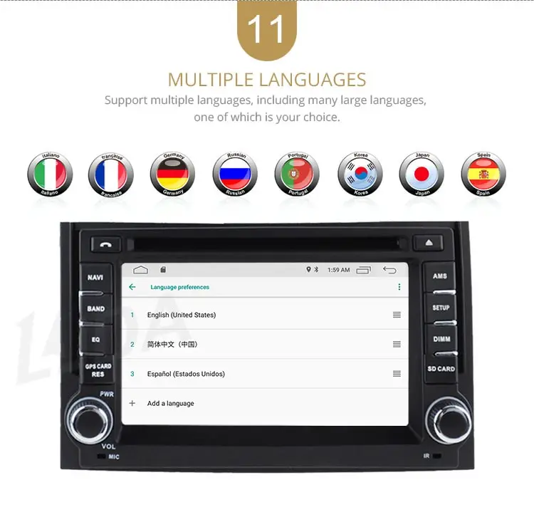 Top LJDA Android 9.1 Car dvd player for Hyundai H1 Grand Starex 2007-2015 Car Radio gps navigation stereo multimedia WIFI autoaudio 13