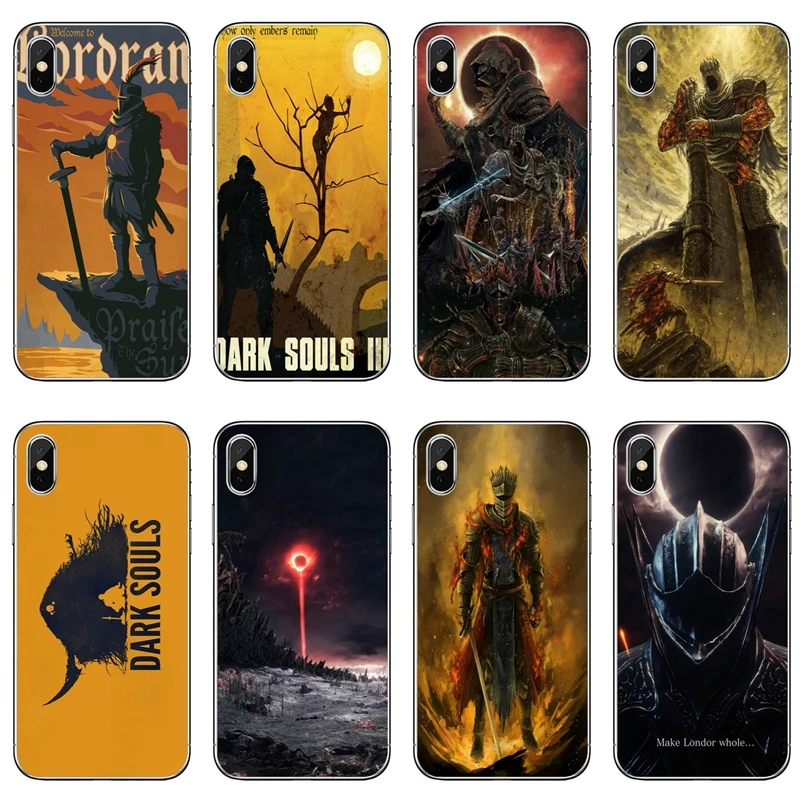

Luxury Praise the Sun Dark Souls 3 For Samsung Galaxy S10 S9 S8 S7 S6 edge Plus Lite S5 S4 mini Note 9 8 5 4 TPU Soft phone case