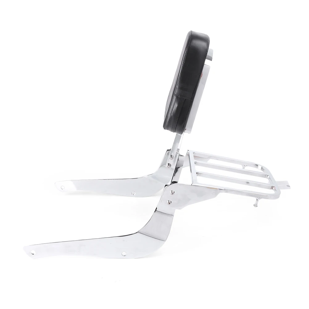 Motorcycle Backrest Sissy Bar w/ Luggage Rack for Suzuki Volusia VL 800 2001-2011 & Boulevard C50 2005-2011 & M50 2005-2008