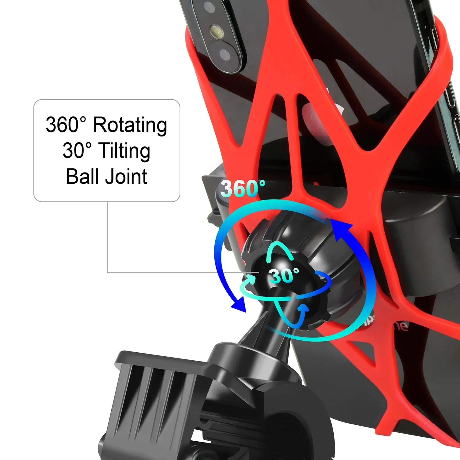 Универсальное крепление для телефона Univerola для велосипеда и мотоцикла для iPhone Xs samsung Galaxy, универсальный держатель для руля для квадроцикла, gps, Biicycle, поддержка