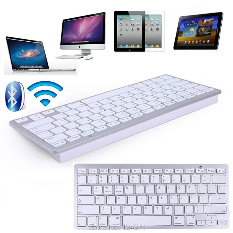 81 keys Bluetooth Portable Keyboard for PC Macbook/ipad 234/ipad air1/2 For ipad pro9.7/12.9 for