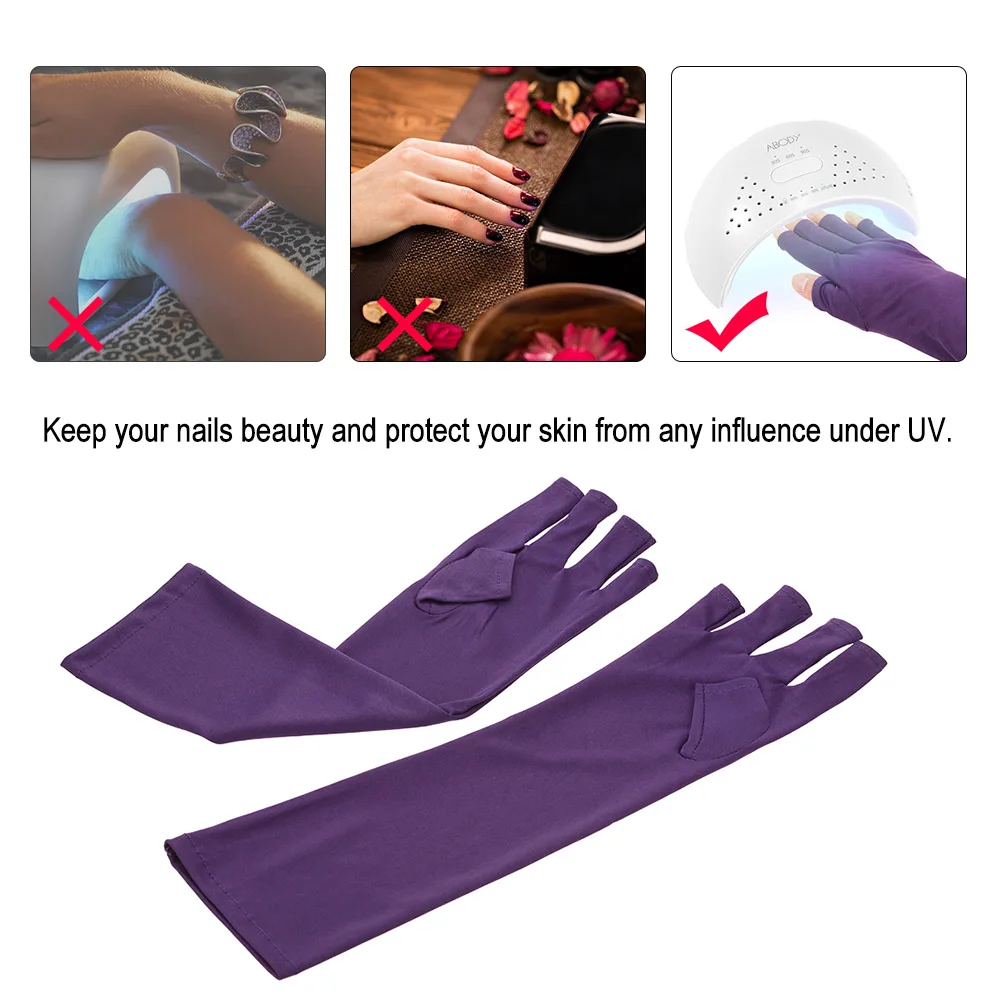 

Anti UV Glove for UV Light/Lamp Radiation Gloves Nail Art Protection Gloves Manicure Nail Art Dryer Tools
