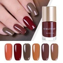 Nicole Diary 9 мл Лак для ногтей карамель кофейная серия лак Быстросохнущий лак для ногтей 6 цветов