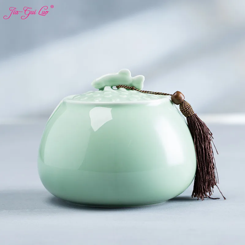 

China Ceramic Tea Boxes Carefully designed landscapes in include dried fruits and rare herbs, moisture-proof, waterproof